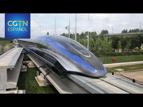 China presenta el primer tren de levitación magnética de alta velocidad