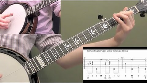 Basic Single String Technique Beginner Banjo Lesson