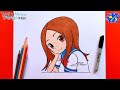 Anime Drawing How To Draw A Cute Anime Girl Takagi San 