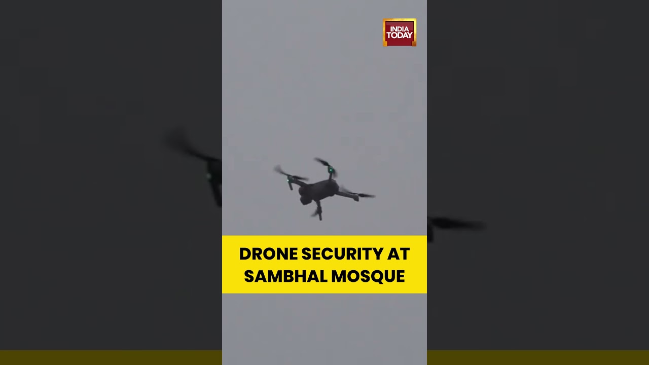 Drone Security At Sambhal Mosque | 