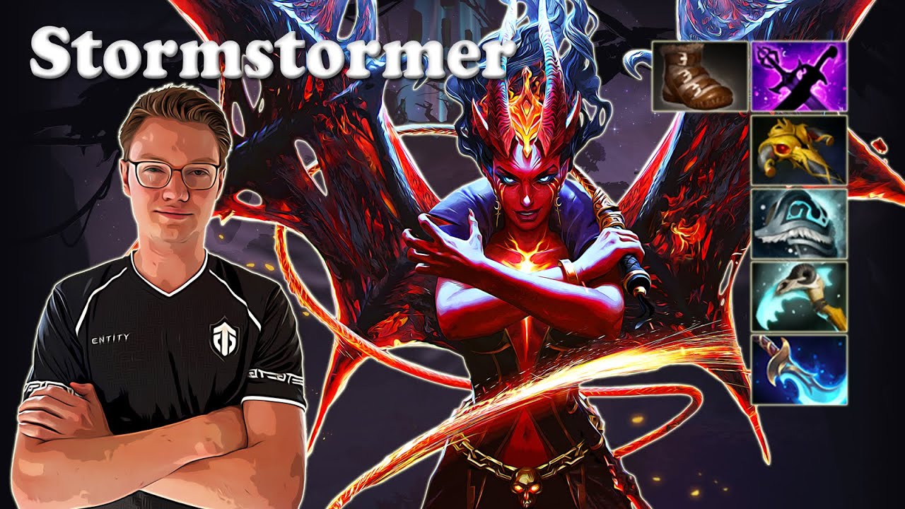 Stormstormer - Queen of Pain Midlane with Topson vs Whitemon, Kuku | Dota 2 7.32 Gameplay