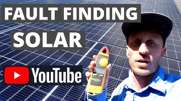 How to fault find a solar system