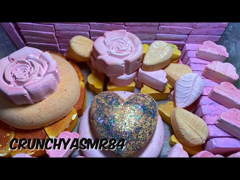 Pink/Yellow/Orange & Purple Gym Chalk Crush | Sleep Aid | Oddly Satisfying | ASMR