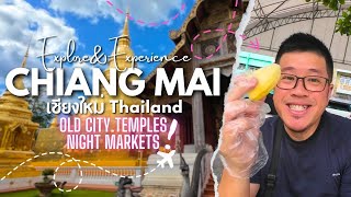 HISTORICAL CITY | Chiang Mai Vlog Ep 3 | Old City & Temples Tour | Warorot Market | Night Markets
