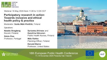EPH2025 Webinar 2 - Participatory research in action