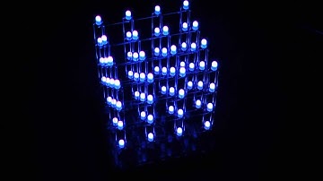 LED cube RGB 4x4x4