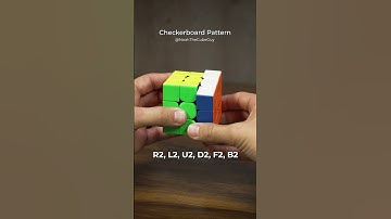Pattern #1 — Checkerboard (3×3 Rubik’s Cube) | Beginner Pattern Tutorial