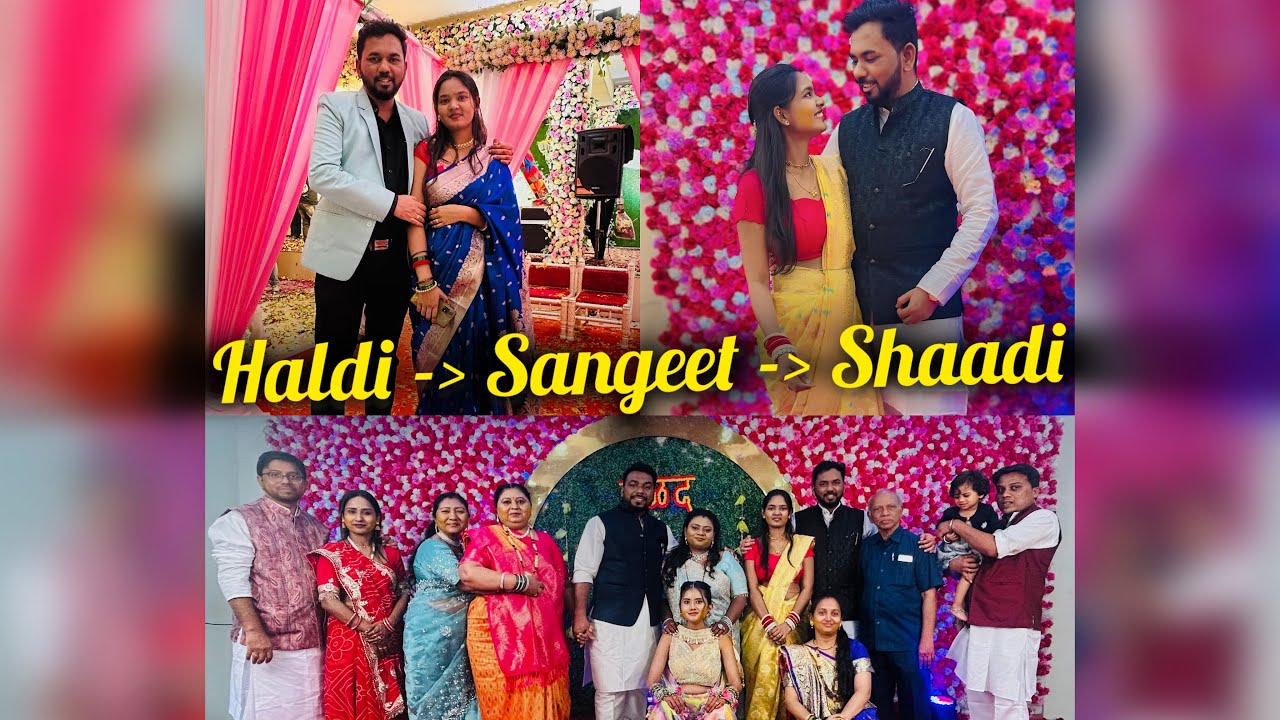 Haldi → Sangeet → Shaadi 💛 | Full Family Wedding Vlog
