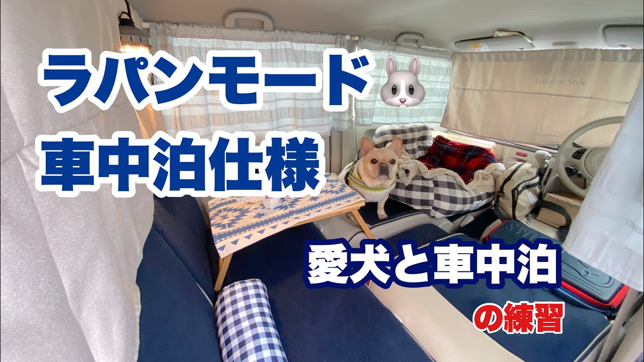 こはるキャンプ番外編 ラパンで車中泊できるのか 車中泊への道 Youtube