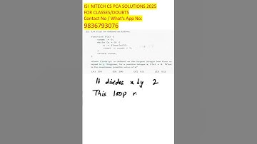 ISI MTech CS PCA 2025 Q22 Answer Revealed! Full Step-by-Step Solution #ISIMTech2025 #PCA #CSExam
