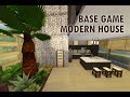 BASE GAME | MODERN HOUSE | NO CC | THE SIMS 4 | STOP MOTION