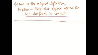 Friction Opposes and Aids Motion
