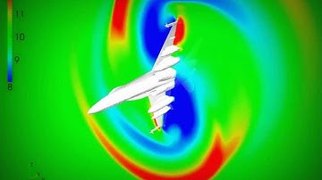 Rolling F/A-18 fighter jet simulation