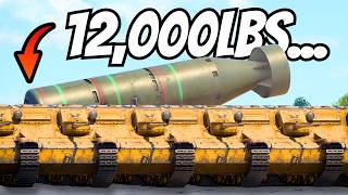 The SMALLEST TANK vs THE BIGGEST BOMB in War Thunder...