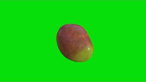 Mango rotating free green screen video and GIF