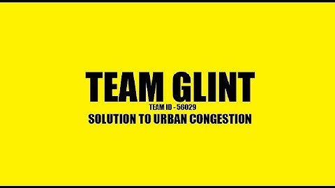 SIH - TEAM 56029 - SMART TRAFFIC MANAGEMENT SYSTEM FOR URBAN CONGESTION