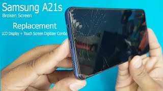 Samsung A21s LCD Display + Touch Screen Digitizer Combo replacement |How To Replace???