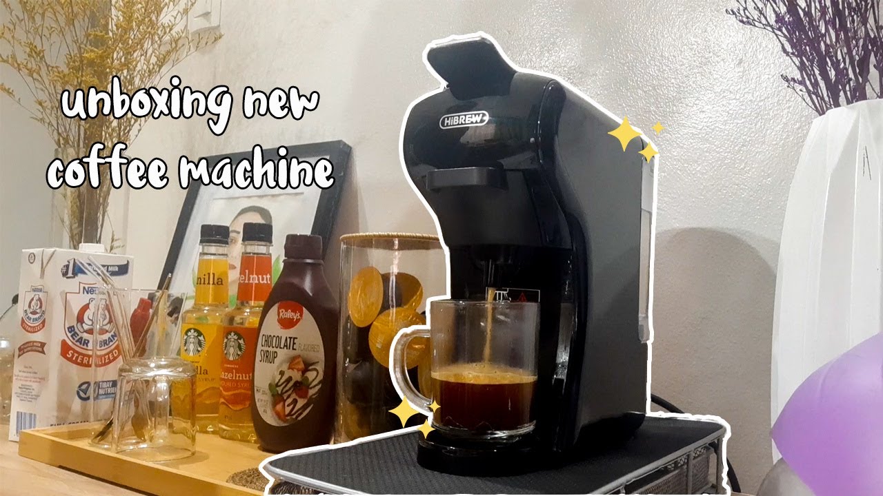 UNBOXING HIBREW 4IN1 COFFEE MACHINE YouTube