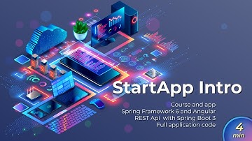 StartaApp Intro - Powerful web app based on Spring 6 and Spring Boot 3