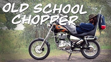 Old School Chopper out of Royal Enfield Tbts