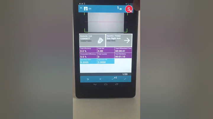 Shopfloor support app user experience