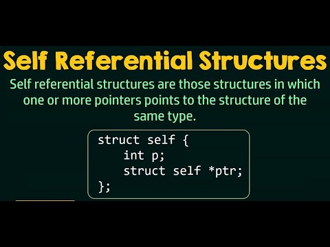 Self Referential Structures