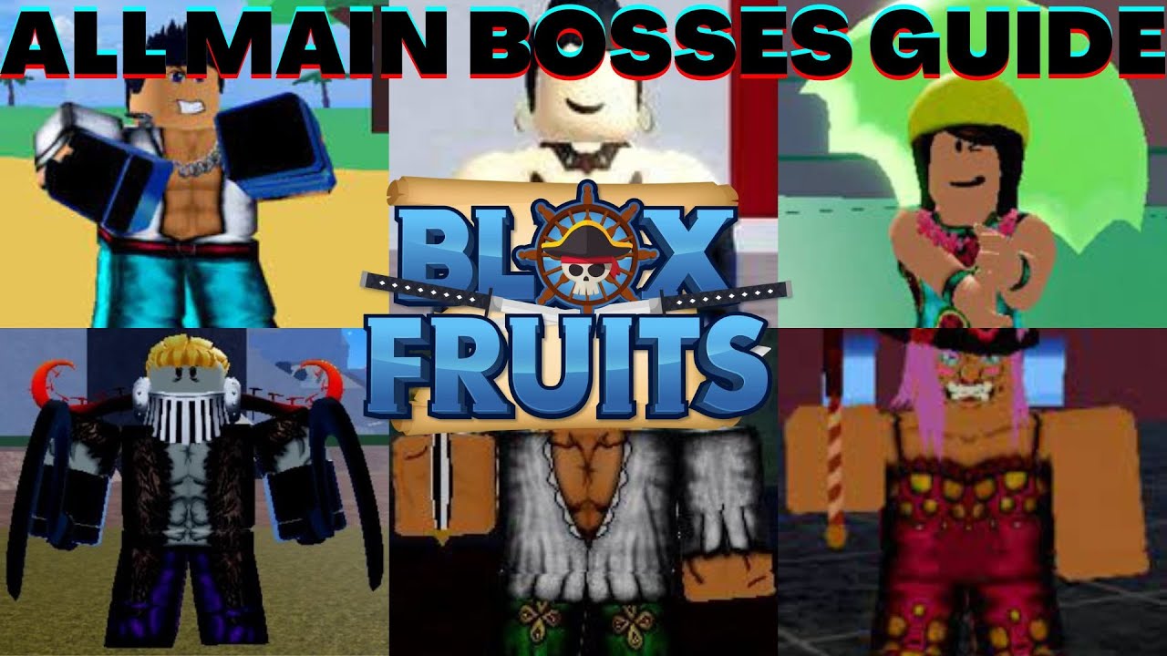 BLOX FRUITS ALL MAIN BOSSES GUIDE (3rd sea) 