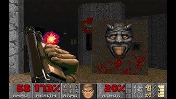 Doom 2 - Level 29 (The Living End) - Pistol Start, UV, 100%
