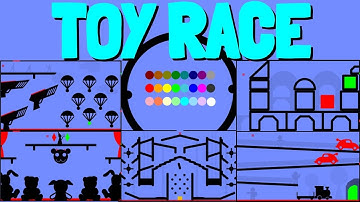 24 Marble Race EP. 31: Toy Race (by Algodoo)