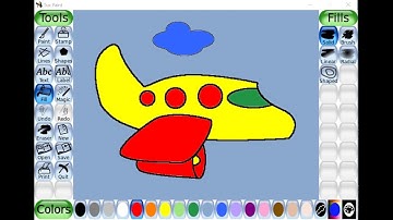 How to  Colour a Picture in Tux Paint | Painting Fun