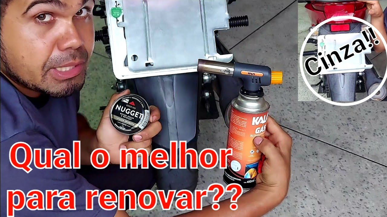 Teste Real qual o melhor para renovar plástico Nugget ou Maçarico