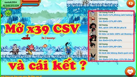 Ngọc Rồng Online - Mở  CSV Nhận Cái kết Đắng Lòng Game Thủ