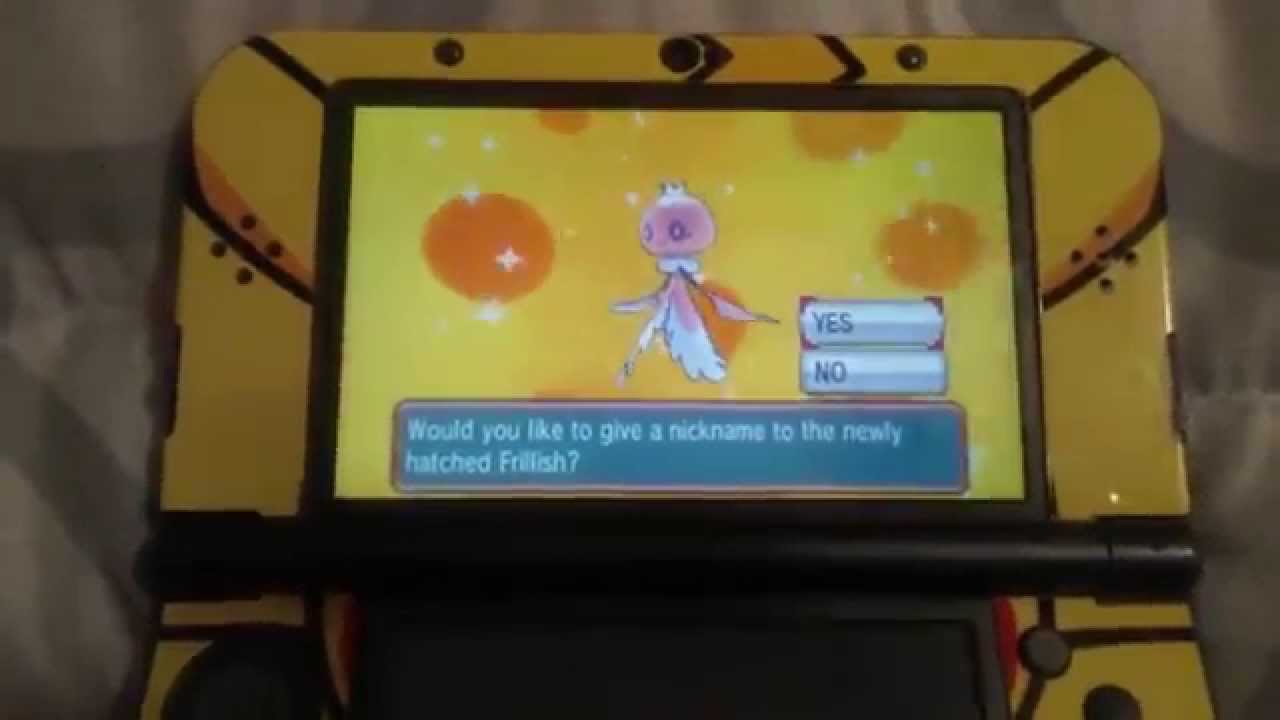Shiny Frillish Reclaim 732 Eggs Pokemon ORAS Masuda YouTube