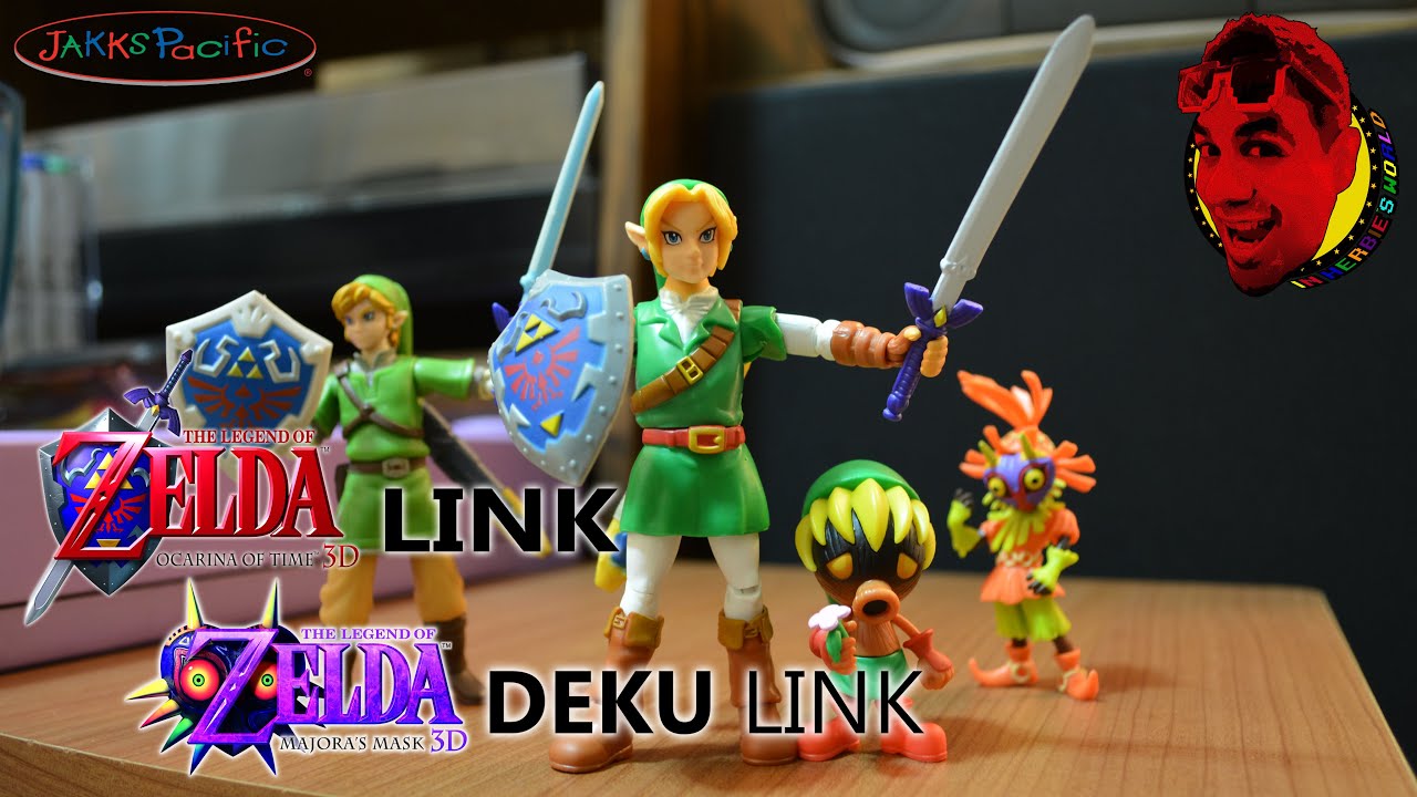 Jakks Pacific World Of Nintendo Series 1 4 Oot Link Deku Link Unboxing Youtube