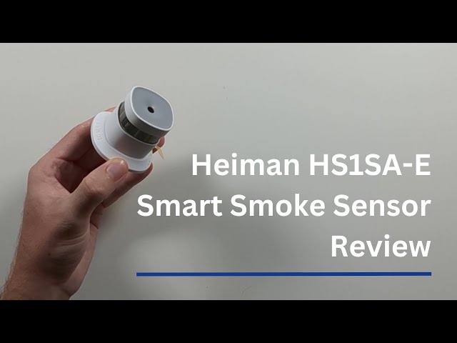 Heiman Smart Smoke Sensor Hs1Sa-E Review And Installation With Home  Assistant - Youtube