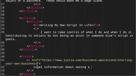 Article of Interest (Web Development/Design - Unit 5 Lesson 6.6 - HTML Coding)