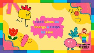 Healthy Eating Habits for Children-Food Gives us Energy & Helps us Live- Healthy food story for kids