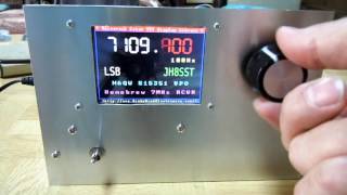 JH8SST/7 - N6QW Si5351 VFO using a 3.2 in Parallel LCD display demo