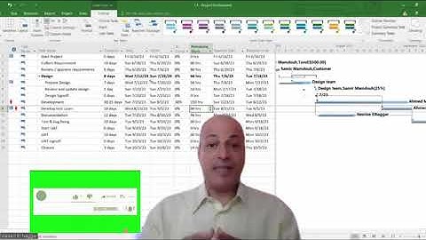 MSP-06 Project Baseline in MS Project