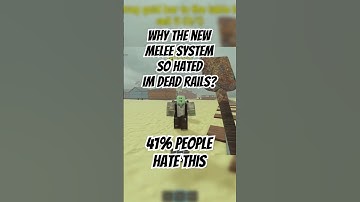 Why is the new melee system so hated in Dead Rails #roblox #deadrails #deadrailsroblox