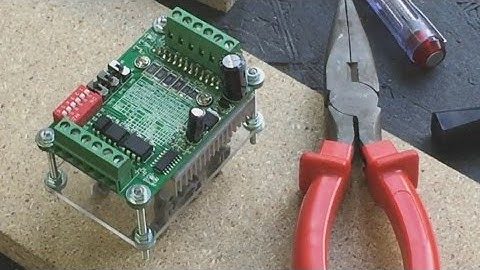 Mount TB6560 stepper motor driver on DIN rail - DIY CNC #3