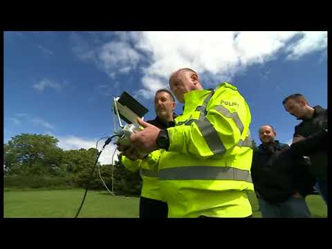 dronesense Drone/Police (9/8/2017) -- BBC East Midlands Today