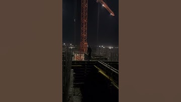 Monolithic Structure Concrete Pouring Process #ConstructionProcess #BuildingSite #Monolithic