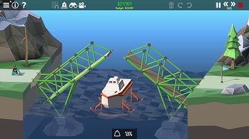 3 Solutions 1-6 First Drawbridge [Poly bridge 2]