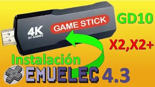 Como instalar EmuELEC 4.3 en una Game Stick GD10, X2, X2+