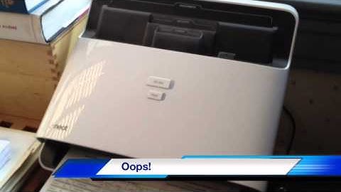 NeatDesk Scanner Boo-Boo