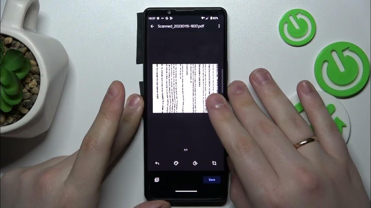 How to scan document in sony xperia 5 iv convert scan to pdf youtube