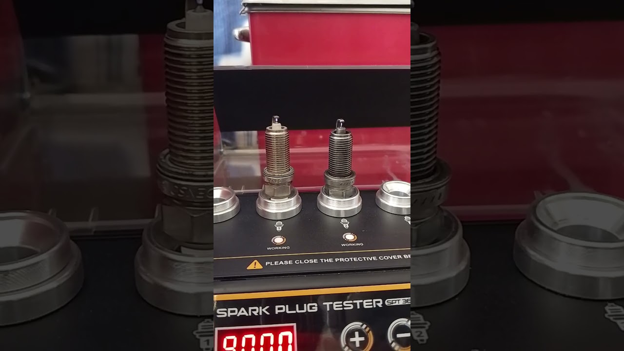 NGK vs Denso Spark Plug Testing | Plug Testing Machine Demo | Auto Tips Hub