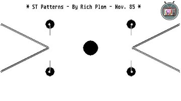 ST Patterns by Plom, Rich, 1985 | Atari ST Intro