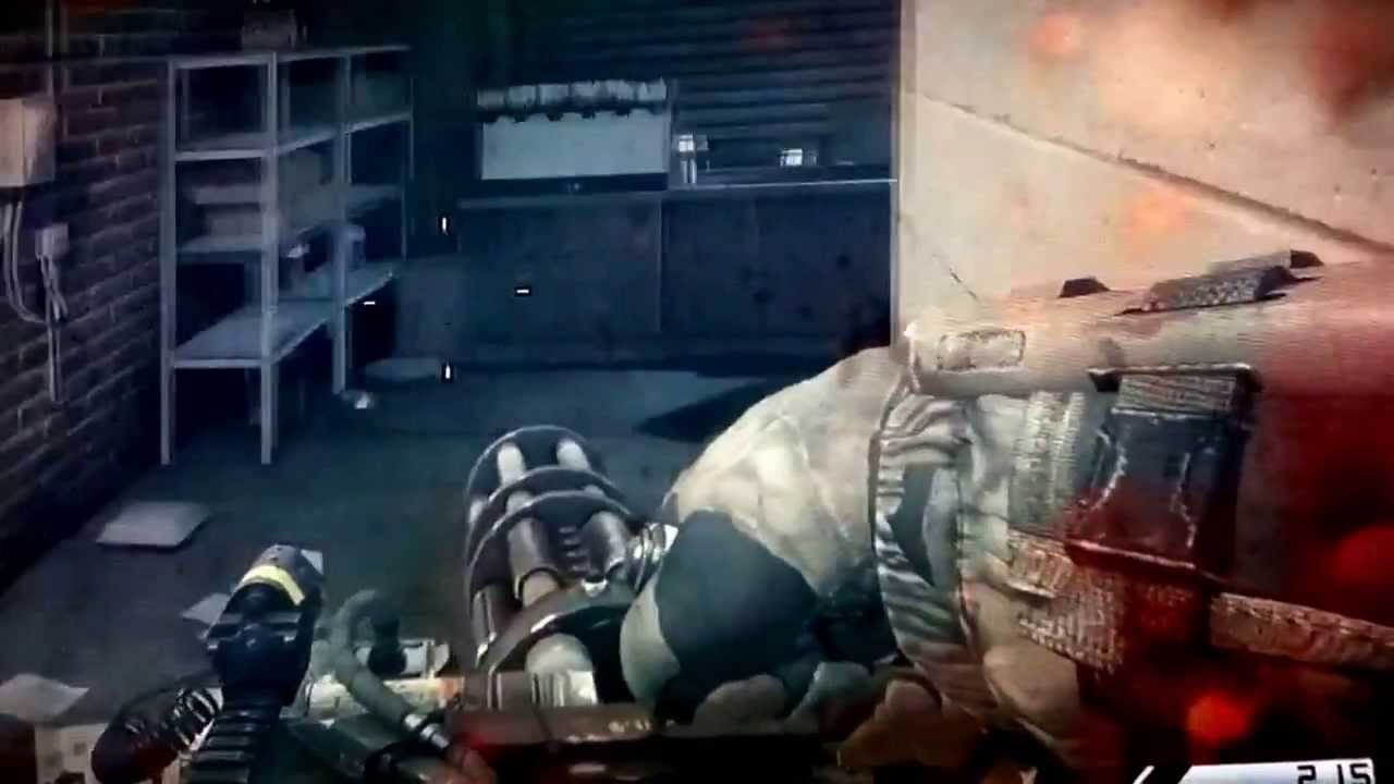 Mini-gun custom class cod ghosts gameplay